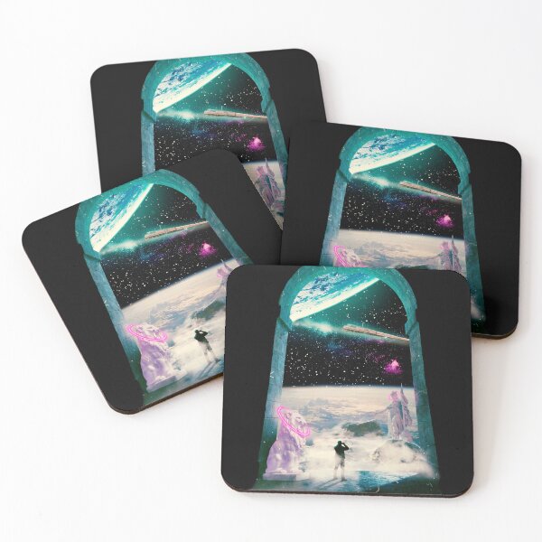 Item preview, Gateway to the Cosmic Odyssey: Surreal Retro-Futuristic Space Portal  designed and sold by MysticSigils.