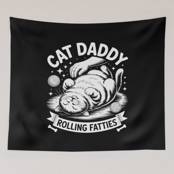 Item preview, Rolling Fatties Cat  Cute Cat Lover Kitten Owner Kitty6 designed and sold by joyouartArt.