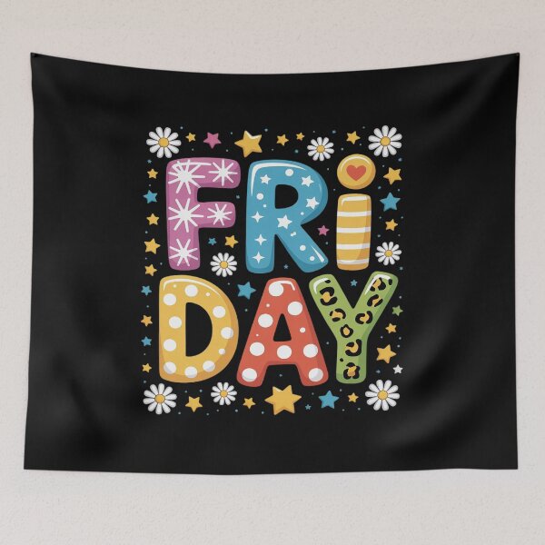 Item preview, Fri-Yay Happy Friday Weekend Teacher Back To School designed and sold by angolinnArt.