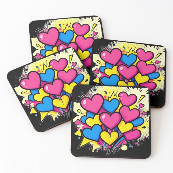 Item preview, Love in Every Stroke pop heart love #2 designed and sold by Helios Be. Lavsh.