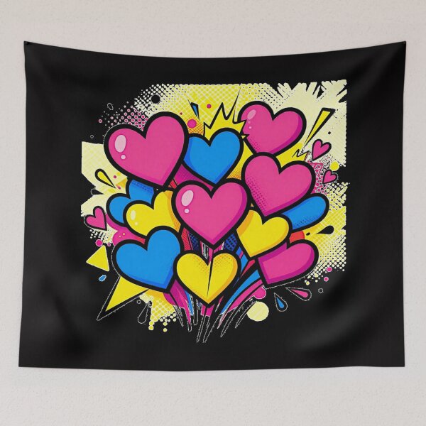 Item preview, Love in Every Stroke pop heart love #2 designed and sold by Helios Be. Lavsh.