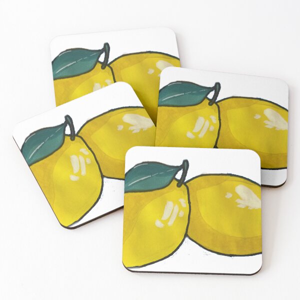 Item preview, AMALFI ZEST - HAND-PAINTED FRESH JUICY LEMONS ART designed and sold by PlanetofGiulia.