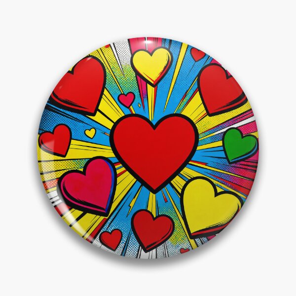 Item preview, Love in Every Stroke pop heart love #3 designed and sold by Helios Be. Lavsh.