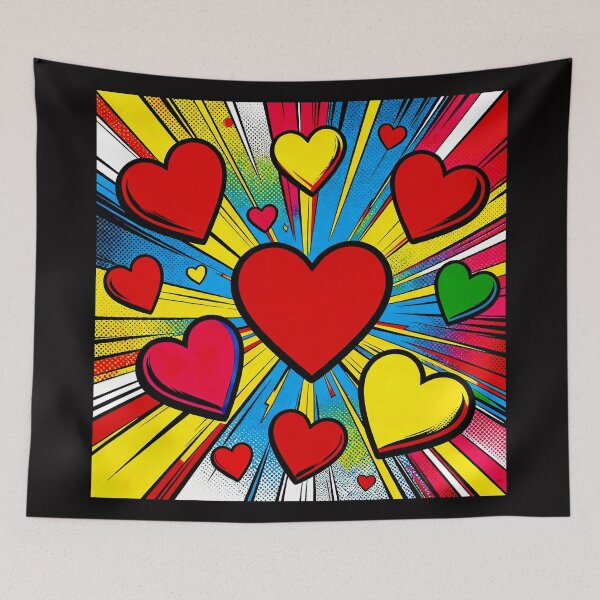 Item preview, Love in Every Stroke pop heart love #3 designed and sold by Helios Be. Lavsh.