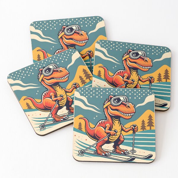 Item preview, Ski Rex Dad Funny Skiing Dadasaurus Winter Sports designed and sold by Jokerstyle.