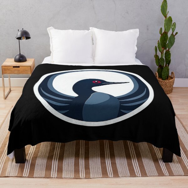 Item preview, Minnesota Galactic Loon - Sci-Fi State Bird Symbol designed and sold by CobyT0427.
