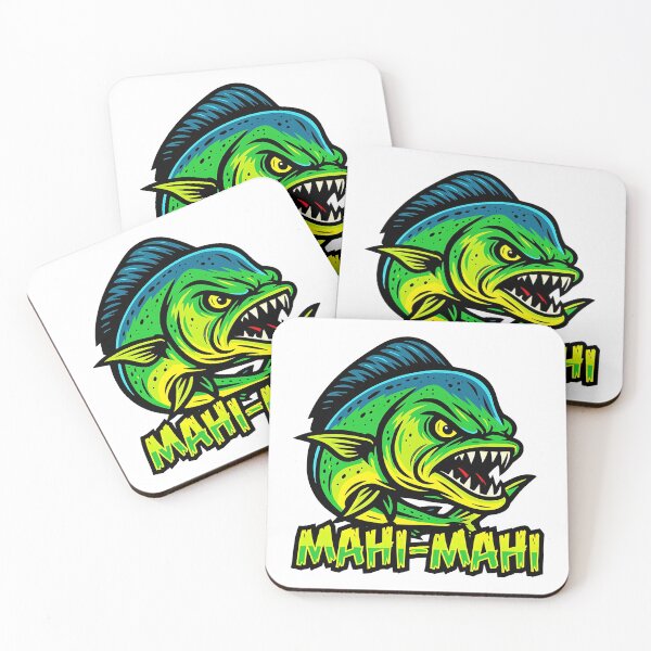 Item preview, Mahi-Mahi Monster Fishing Graphic | Aggressive Dolphin Fish Art designed and sold by WayoftheWater.