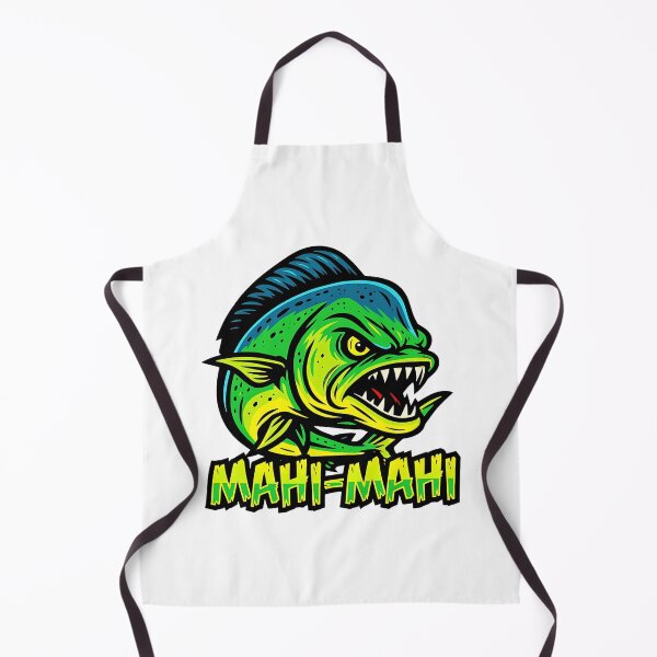 Item preview, Mahi-Mahi Monster Fishing Graphic | Aggressive Dolphin Fish Art designed and sold by WayoftheWater.