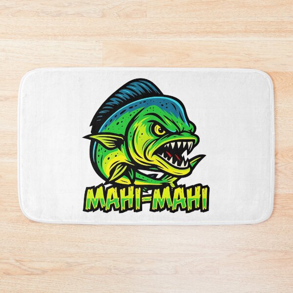 Item preview, Mahi-Mahi Monster Fishing Graphic | Aggressive Dolphin Fish Art designed and sold by WayoftheWater.