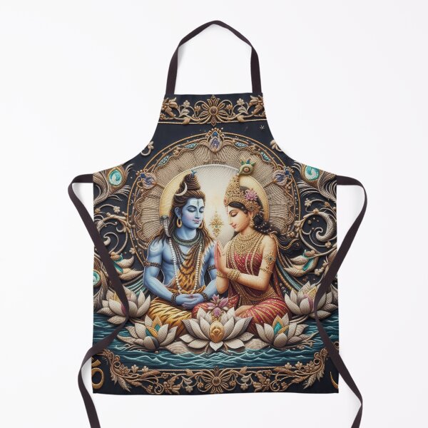 Item preview, Shiva Parvati Divine Harmony Lotus designed and sold by ApproachingZion.