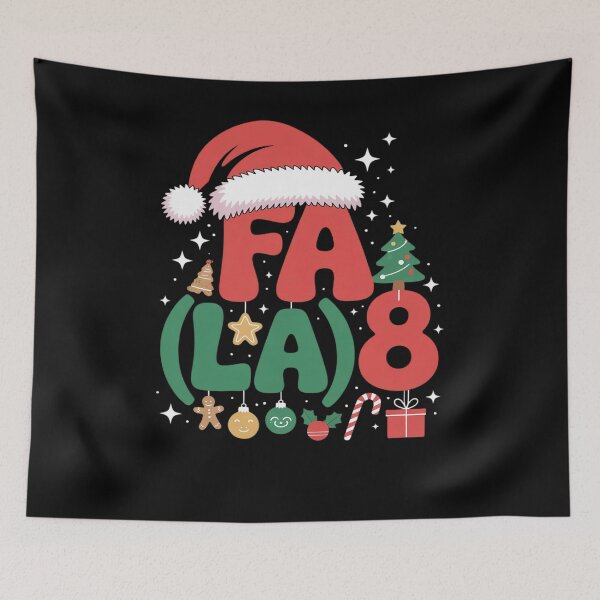 Item preview, Fa La 8 Christmas Xmas Math Teacher Christmas Party designed and sold by angolinnArt.
