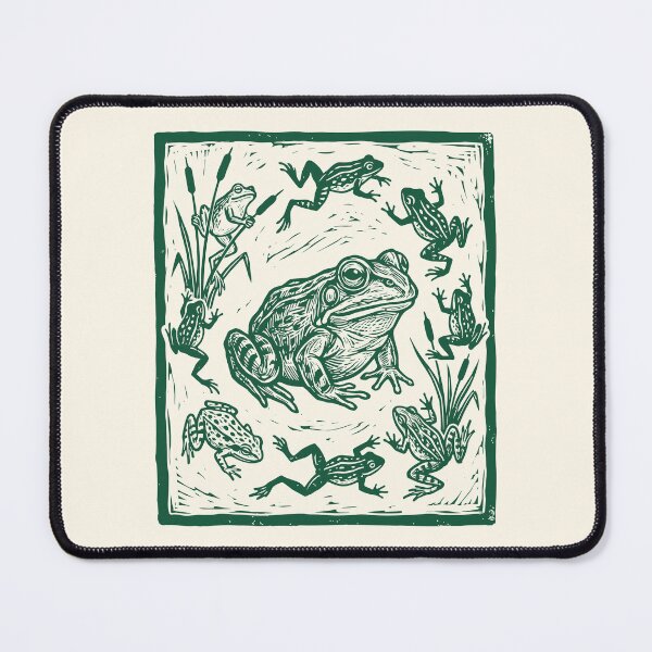Item preview, Retro Frog Set Amphibian Cottagecore Toads  designed and sold by Y-Vibes.