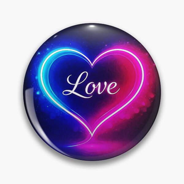 Item preview,  Love in Every Stroke pop neon heart love  designed and sold by Helios Be. Lavsh.