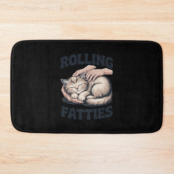 Item preview, Rolling Fatties cat cute cat lover Kitten Owner retro designed and sold by joyouartArt.