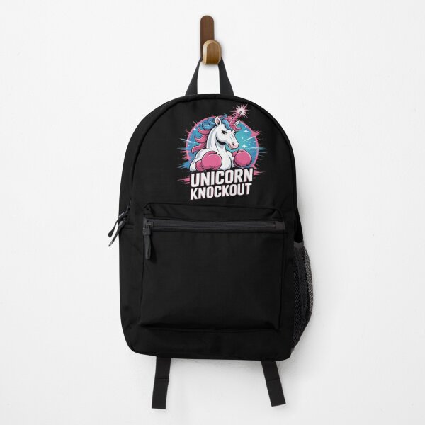 Item preview, pink Unicorn with boxing gloves designed and sold by MarkLeedsArt.