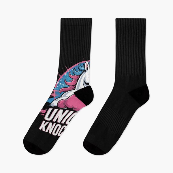 Item preview, pink Unicorn with boxing gloves designed and sold by MarkLeedsArt.