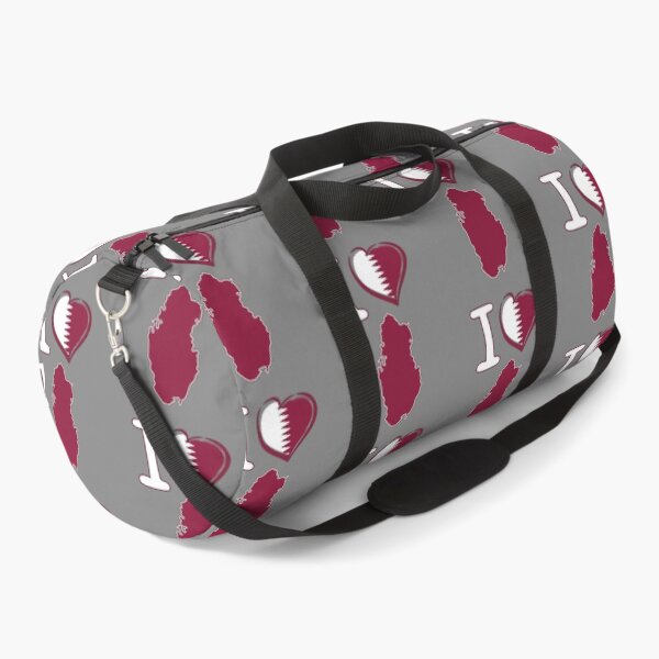 Item preview, I Love Qatar - Stylish Heart Flag & Map Silhouette designed and sold by mashmosh.