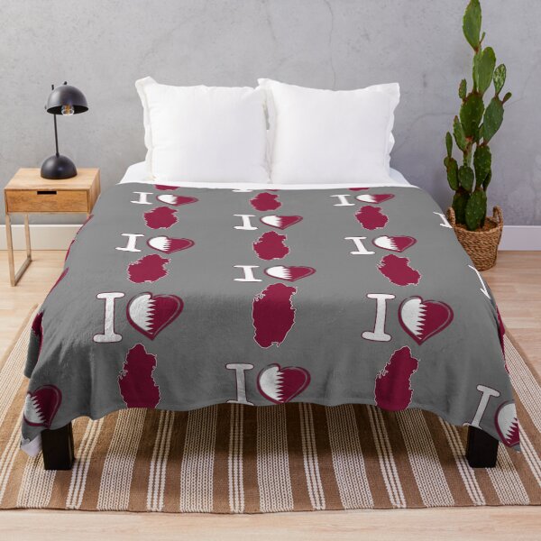 Item preview, I Love Qatar - Stylish Heart Flag & Map Silhouette designed and sold by mashmosh.