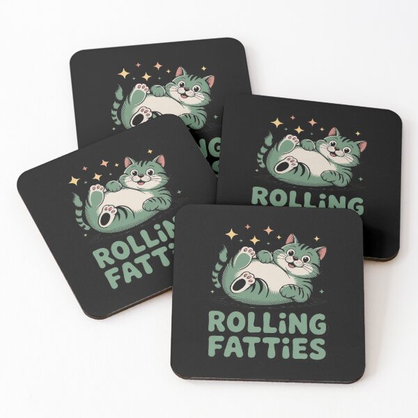 Item preview, Rolling Fatties Cat Cute Cat Lover designed and sold by joyouartArt.
