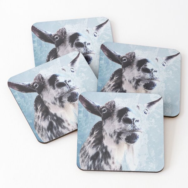 Item preview, Oh For Heavens Sake Goat Art designed and sold by Sharon Cummings Art.