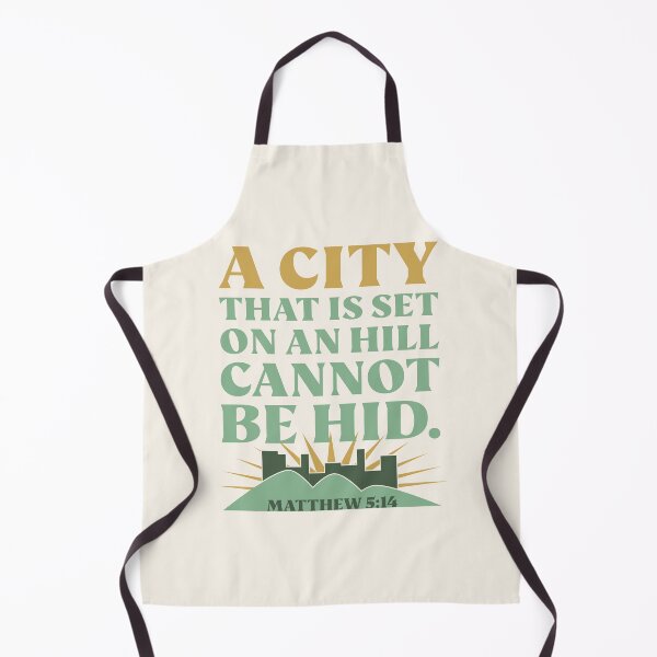 Item preview, Light of the World Bible Verse from Matthew 5:14 - A City That Is Set On A Hill Cannot Be Hid.  designed and sold by Angela Dow.