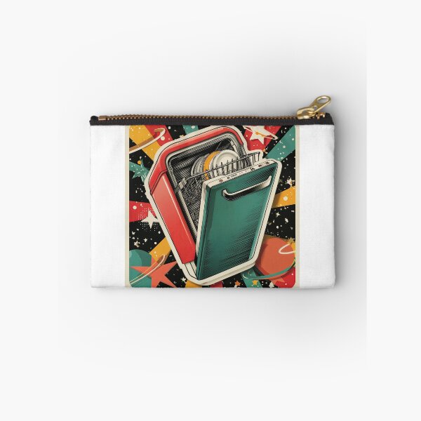 Item preview, Cosmic Clean – Retro Dishwasher Pop Art designed and sold by ForeverPrintsOK.