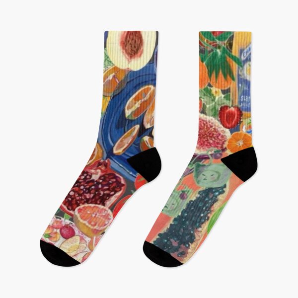 Item preview, Maximalist Fruit Collage designed and sold by DarlaPrints.