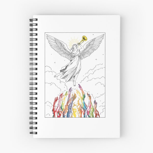 Item preview, Rainbow Ascension – Pride Angel of Hope designed and sold by Pride_Prints.