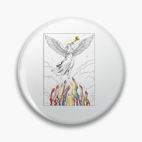 Item preview, Rainbow Ascension – Pride Angel of Hope designed and sold by Pride_Prints.
