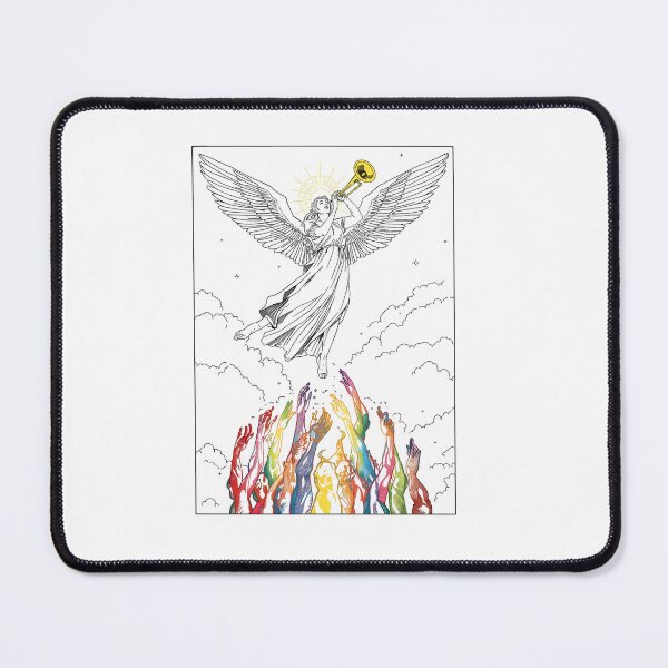Item preview, Rainbow Ascension – Pride Angel of Hope designed and sold by Pride_Prints.