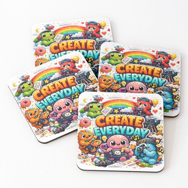 Item preview, Create Everyday – Cute Creative Animals Art for Kids & Creators designed and sold by Divine Design's .