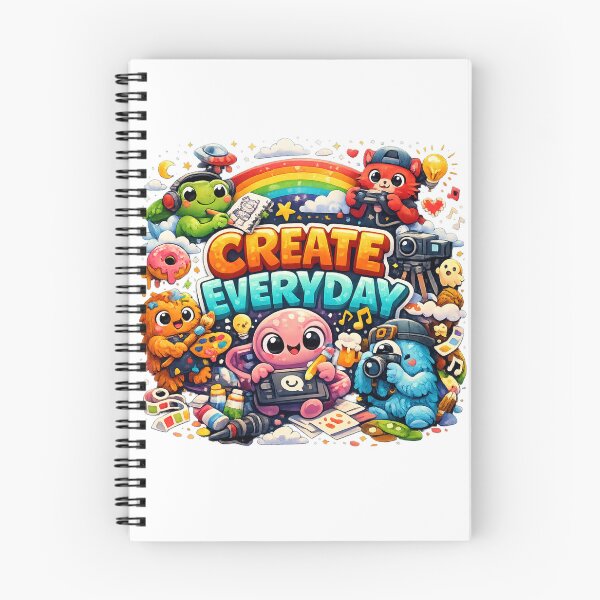 Item preview, Create Everyday – Cute Creative Animals Art for Kids & Creators designed and sold by Divine Design's .