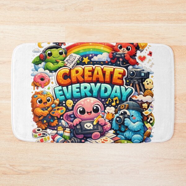Item preview, Create Everyday – Cute Creative Animals Art for Kids & Creators designed and sold by Divine Design's .