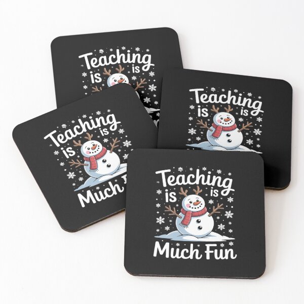 Item preview, Teaching Is Snow Much Fun Winter Teacher Christmas designed and sold by MarkLeedsArt.