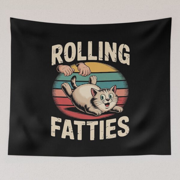 Item preview, Rolling Fatties Cat Fat Kitten Men Women designed and sold by joyouartArt.