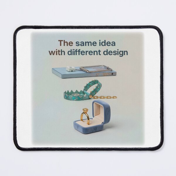 Item preview, The Same Idea with Different Design – Creative Concept Art | Design Thinking Visual Metaphor designed and sold by YogaCreations.