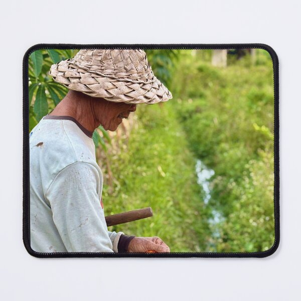 Item preview, Balinese working at a rice field designed and sold by Finest-Pictures.