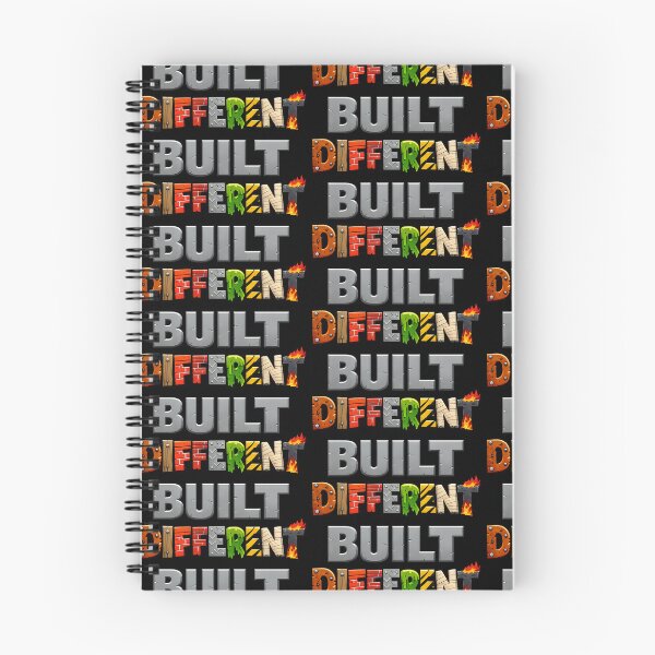 Item preview, Built Different Bold Material Typography Design designed and sold by TeeTimeTreasure.