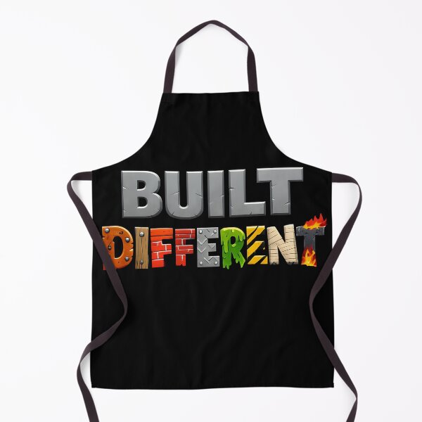 Item preview, Built Different Bold Material Typography Design designed and sold by TeeTimeTreasure.