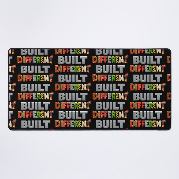 Item preview, Built Different Bold Material Typography Design designed and sold by TeeTimeTreasure.