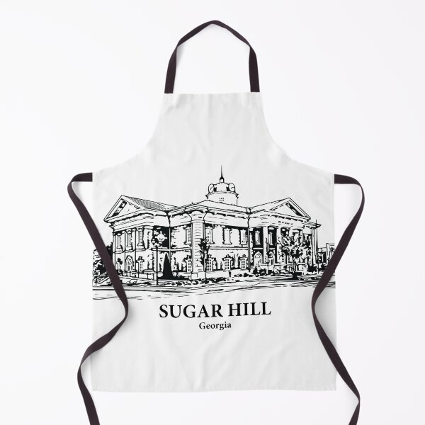 Item preview, Sugar Hill GA - Ink Cityscape Illustration designed and sold by Lakeric.
