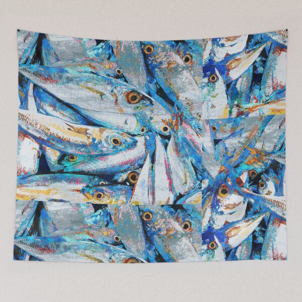 Item preview, Fish Eyes Tropical Beach Art designed and sold by Sharon Cummings Art.
