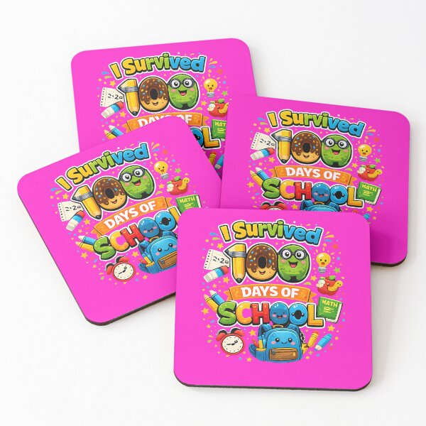 Item preview, Copy of Colorful I Survived 100 Days Of School Happy 100th Day designed and sold by Culture Atlas .