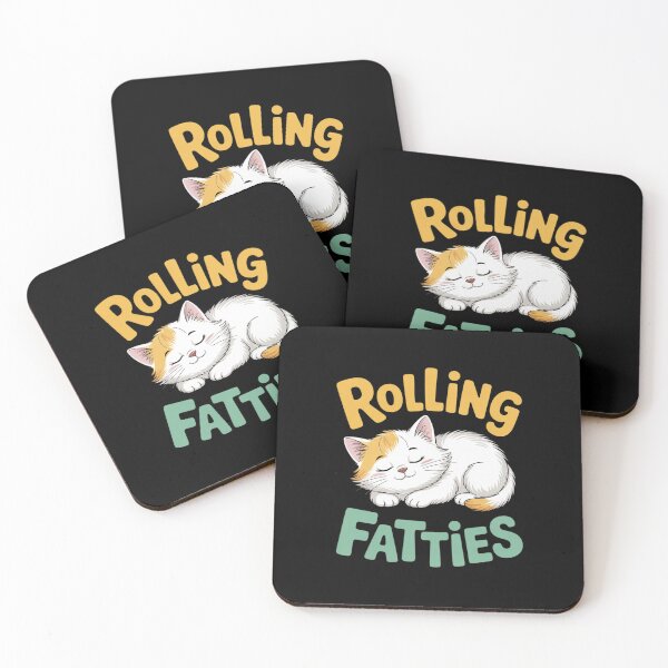 Item preview, Rolling Fatties Cat Kitty Kitten Lovers  designed and sold by joyouartArt.