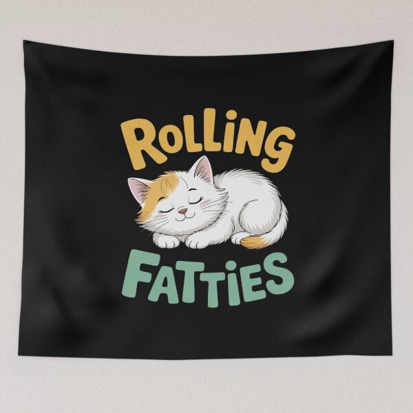 Item preview, Rolling Fatties Cat Kitty Kitten Lovers  designed and sold by joyouartArt.