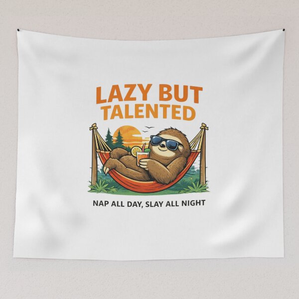 Item preview, Lazy But Talented Funny Sloth Graphic | Chill Humor designed and sold by MOTAS FASHION .