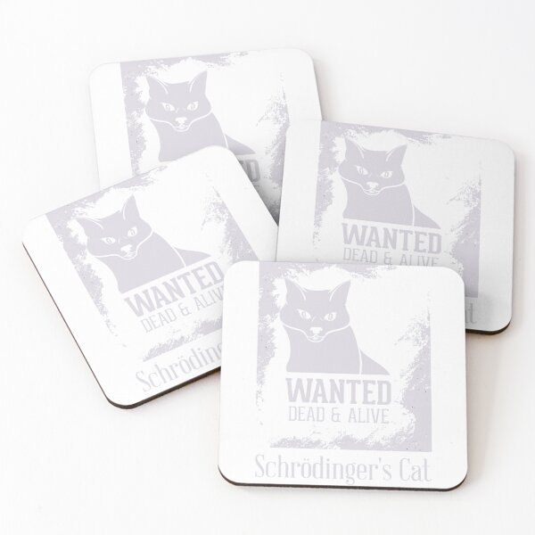 Item preview, Schrödinger’s Cat – Wanted Dead & Alive Quantum Physics  designed and sold by SPREADito.