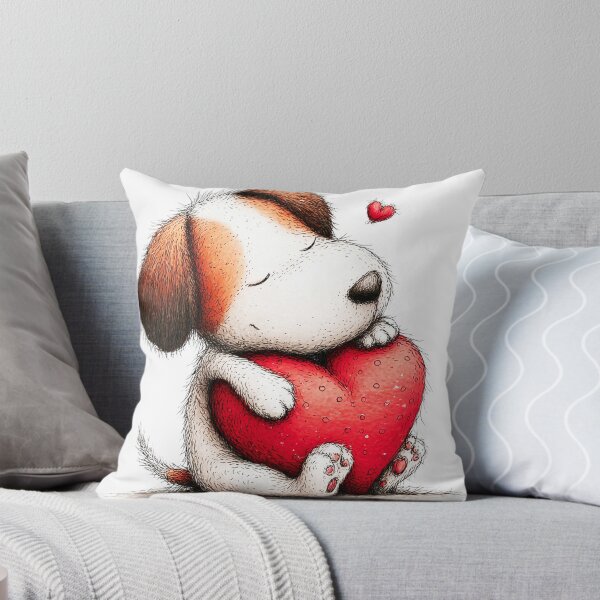 Item preview, Cute Valentine's Day Dog Holding Red Valentine's Heart designed and sold by DEC02.