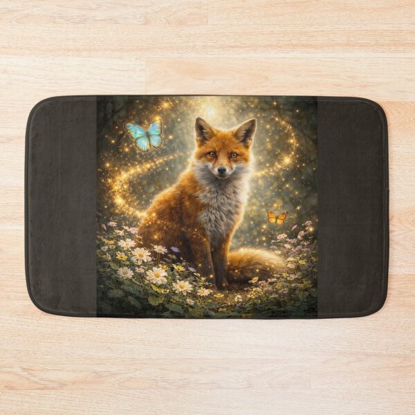 Item preview, Fox Pollinator Spirit – Glowing Spring Woodland Wildlife Art designed and sold by GeoWild Designs.