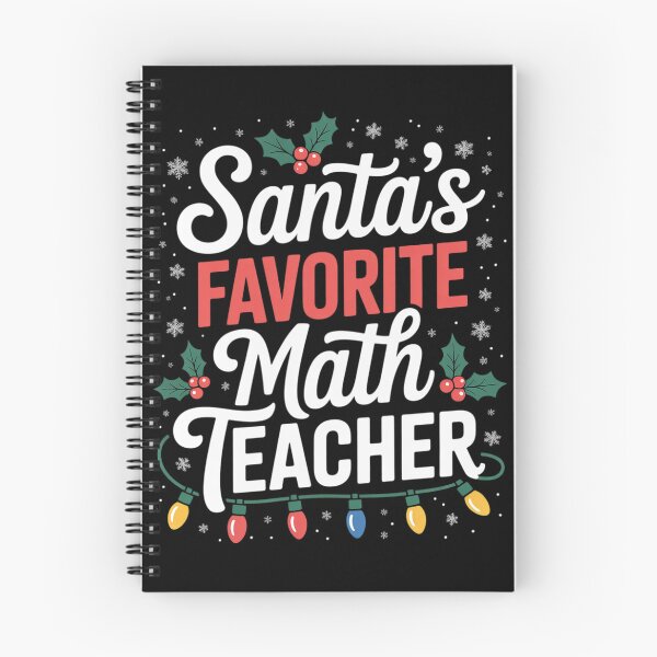 Item preview, Xmas Lighting Santa's Favorite Math Teacher Christmas designed and sold by MarkLeedsArt.